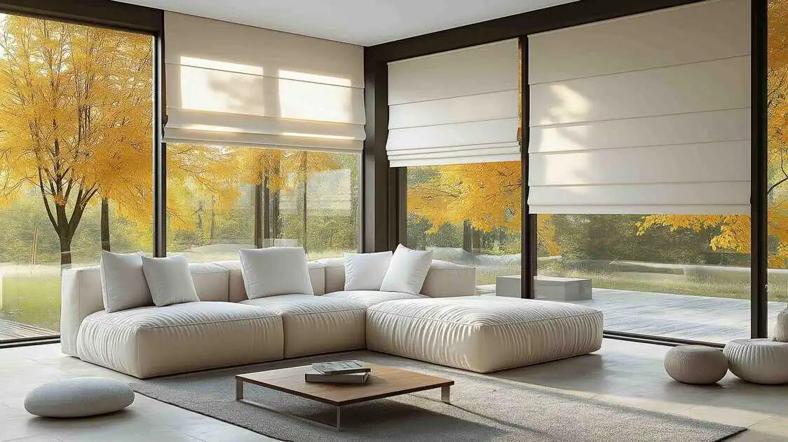 Roman Shades in South Walton by The Blind Guy of 30A